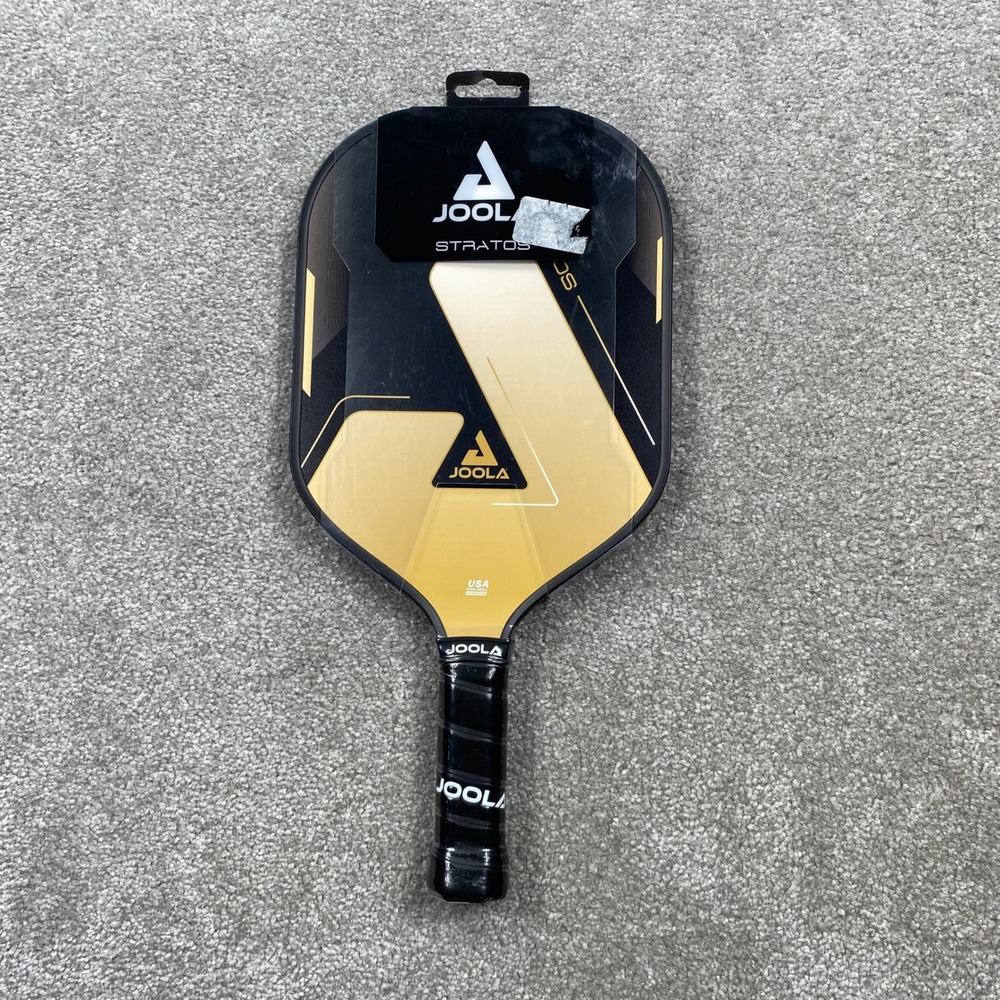 JOOLA Stratos Pickleball Paddle Unisex OS Gold 10mm USA Pickleball Approved
